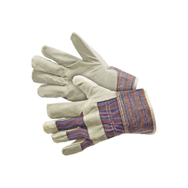 Canadian Pattern Rigger Gloves - EN388 2111X, Chrome Leather Palms Pack of 5 Pairs