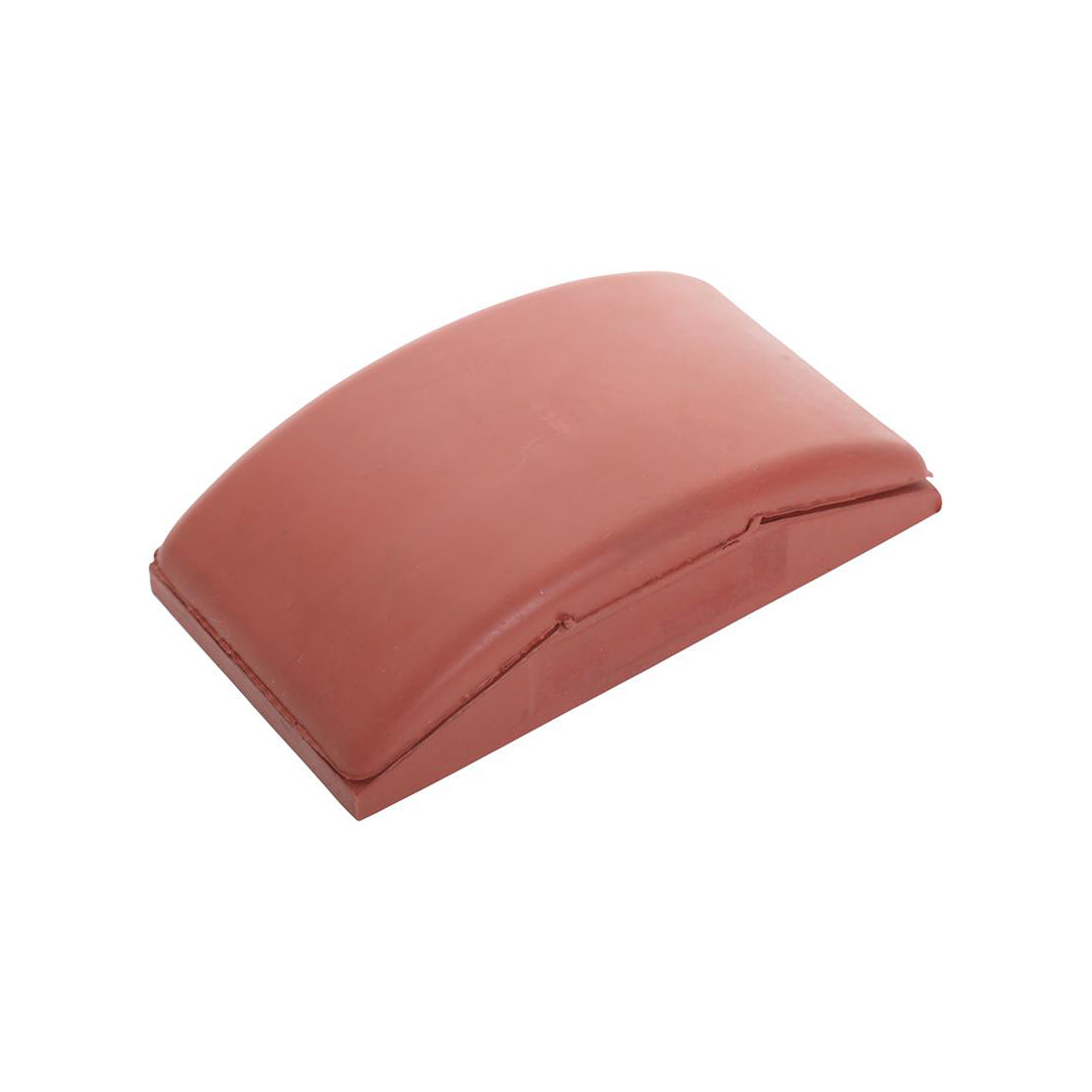 Dense Red Rubber Sanding Block 70 x 125mm - Wet or Dry Use Qty 1