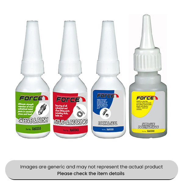 Force Adhesive Set Small Bottles Pack Qty 4