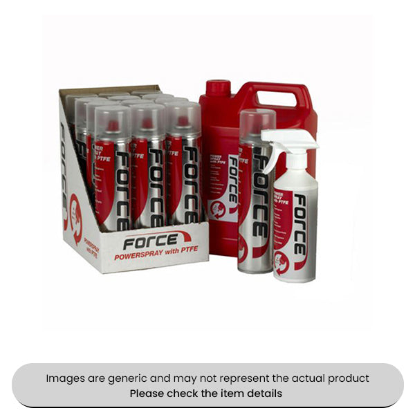 Force Power Spray & Fluid 400ML Trigger Spray Applicator With PTFE Pack Qty 4
