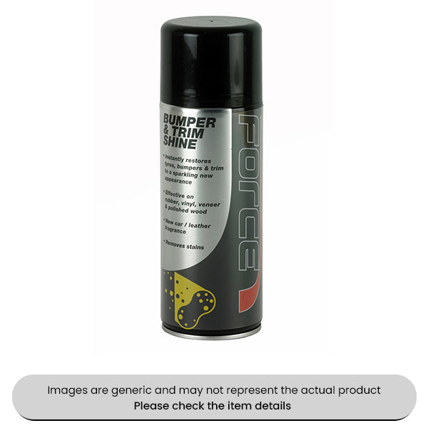 Force Bumper & Trim Shine 400ML Aerosols Pack Qty 6