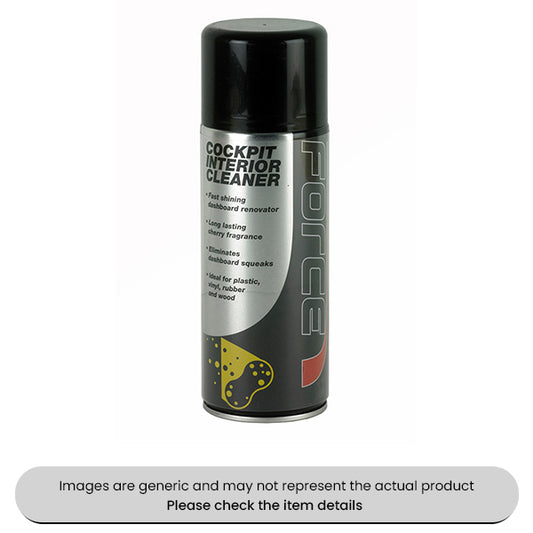 Force Cockpit Shine 400ML Aerosols For Vinyl, Leather & Rubber Trim Pack Qty 6
