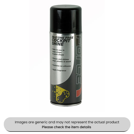 Force Cockpit Shine Silicone Free 400ML For Paint & Body Shops Pack Qty 6