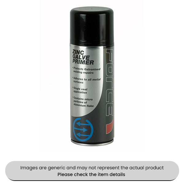 Force Zinc Galve Primer Spray 400ML Aerosols Pack Qty 6