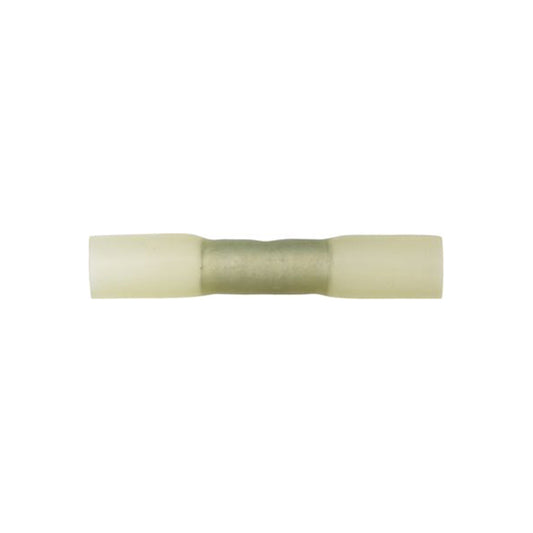Essentials Yellow Heat Shrink Butt Connectors 6.5mm Diameter Qty 25
