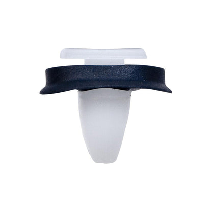 Moulding Clip - For Fiat/Citroën/Peugeot, Natural with Black Rubber Surround, Ø12 x H10.5mm, Hole Ø9mm Qty 5 x 8
