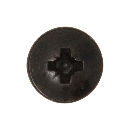 Essentials Screws Flanged Pozi Black 8 x 3/4 Inch Zinc Plated Steel Qty 250