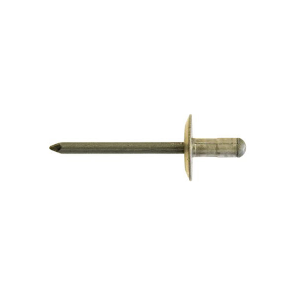 Multigrip Rivets - Large Flange, Aluminium, 4.8 x 19mm (3/16" x 3/4") Qty 5 x 10